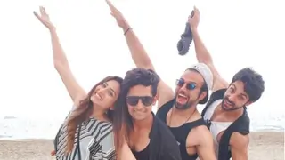 Sargun Mehta enkindles 'ZNMD' feels with the trio of Ravi Dubey, Rithvik Dhanjani and Karan Wahi! Thumbnail