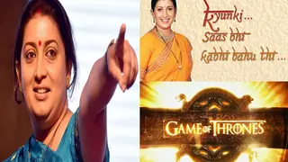 Wait, WHHAATT? Smriti Irani just compared 'Game Of Thrones' to 'Kyunki Saas Bhi Kabhi Bahu Thi' Thumbnail