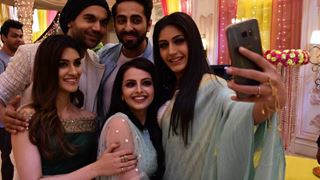 When Kriti Sanon, Ayushmann Khurrana and Rajkummar Rao met the 'Ishqbaaaz' girls! Thumbnail