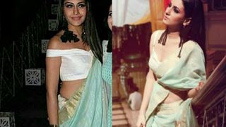#Stylebuzz: Clash Of The Pastel Saree Between Surbhi Chandna And Additi Gupta