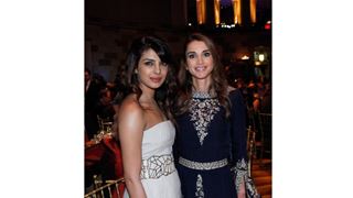 Priyanka honoured to meet Queen Rania of Jordan