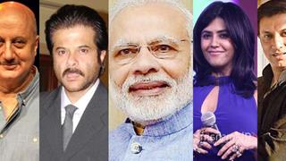 B-Town celebs wish 'dynamic, visionary' Modi Thumbnail