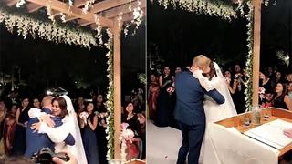 #JustIn: The DREAMY white wedding of Brent Goble & Aashka Goradia