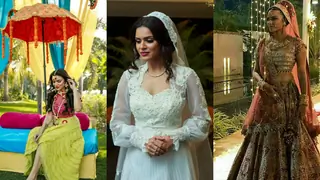 #Stylebuzz: Aashka Goradia As She Reaches The Crest Of Bridal Glamour Thumbnail