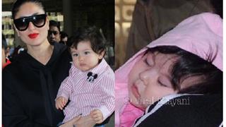 Taimur's baby cousin Inaaya makes her FIRST, CUTE Airport appearance