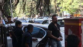 Sanjay Dutt visits Mahesh Bhatt's office for "Sadak 2"