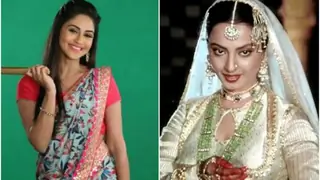 Krystle Dsouza takes cue from one of Rekha's popular act thumbnail