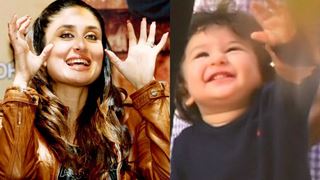 Taimur was JUMPING with joy when Mommy Kareena SURPRISED him