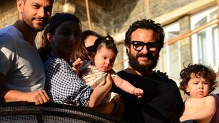 Taimur- Innaya ENJOY Summer, Kareena-Saif-Soha-Kunal POSE for Media