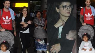 Sunny Leone LEAVES with her THREE Kids: CUTE pics Below Thumbnail