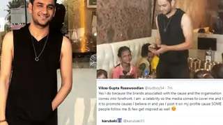 Vikas Gupta GIVES IT BACK to a troll for promoting his social work on social media Thumbnail