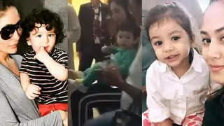 Taimur goes for a RIDE with Kareena, Misha POSES with Mom Mira Thumbnail