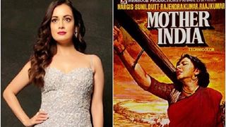 Dia Mirza buys iconic 'Mother India' poster for Sanjay Dutt
