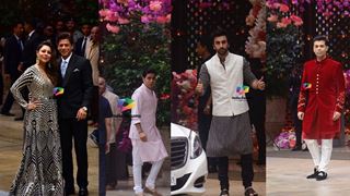 PHOTOS: SRK, Ranbir, Karan, at Akash-Shloka's Engagement Ceremony