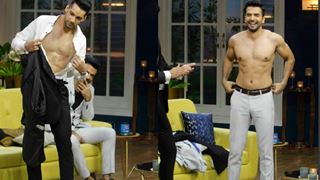 Manit Joura & Karan Vohra go shirtless on Zee TV's JuzzBaatt