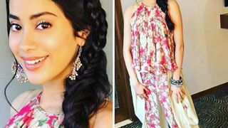Janhvi Kapoor looks ultra chic in this floral top and dhoti pants Thumbnail