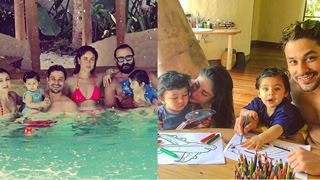 Taimur- Inaaya are having a GALA time in Maldives: CUTE pics Below