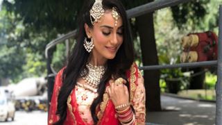 #Stylebuzz: Surbhi Jyoti's soft pink sharara is taking us back to the days of Qubool Hai