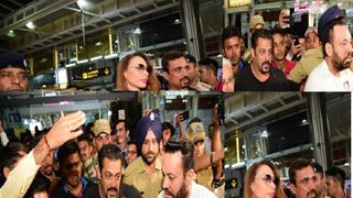 Salman's fans crammed Jaipur airport on arrival of 'Bhaijaan' with GF thumbnail