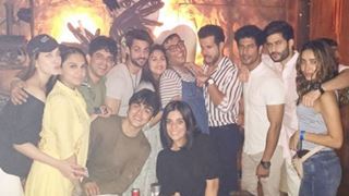 Telly stars gathered together to watch last night's India vs Pakistan cricket match