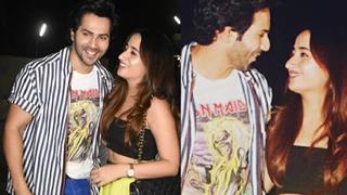 Varun-Natasha were INSEPARABLE &so in LOVE at Sui Dhaaga screening Thumbnail