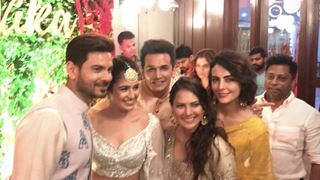 Inside Pics : Prince Narula and Yuvika Choudhary giving out Couple Goals at their Sangeet Night!