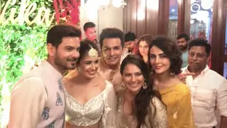Inside Pics : Prince Narula and Yuvika Choudhary giving out Couple Goals at their Sangeet Night! Thumbnail