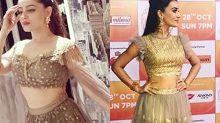 #Stylebuzz: Mahhi Vij's Awkward Fashion Face-off With Surbhi Jyoti On An Awards Night