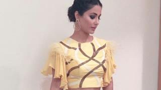 #Stylebuzz: Hina Khan's Yummy Butter Yellow Lehenga Is A Delight For Dussehra