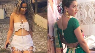 #Stylebuzz: Nia Sharma, From A Hot Shorts To A Gorgeous Traditional Get-up...
