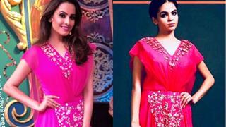 #Stylebuzz: Anita Hassanandani Fantastic In This Fuchia Couture Dress? Thumbnail