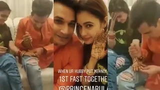 Here's How Romantic Prince And Yuvika Are Getting On Their First Karva Chauth Thumbnail