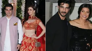 Sushmita Sen arrived with Rohman Shawl for Shilpa Shetty's Diwali bash Thumbnail