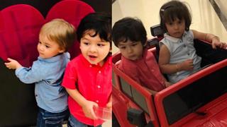 Taimur ENJOYS a Car Ride with Roohi, while Yash plays Pee-A-Boo Thumbnail