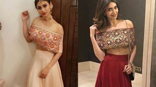 #Stylebuzz: When Mouni Roy And Karishma Tanna Wore The Ditto Same Designer Outfit