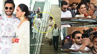 GRAND WELCOME for Ranveer-Deepika as they ARRIVE in Bangalore Thumbnail