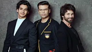 Men in Black Shahid Kapoor-Ishaan Khatter shoot for Koffee with Karan6 Thumbnail