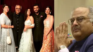 Boney BREAKS DOWN while talking about Arjun-Janhvi-Khushi's BOND Thumbnail