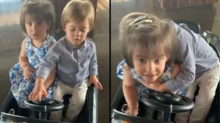 This Video of Karan Johar's little munchkins will make your day! Thumbnail