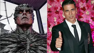 Akshay Kumar reacts to first look wearing prosthetic makeup for 2.0 Thumbnail
