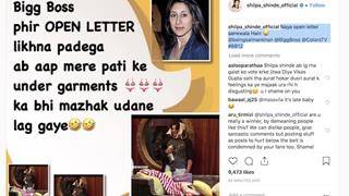 #BB12: Shilpa's Post Against Teejay BACKFIRES; Gets TROLLED on Social Media Thumbnail