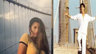Suhana Khan's pose on the Brooklyn bridge is like SRK in Kal Ho Na Ho Thumbnail