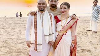 [IN PICS] Raghu Ram ties the knot to Natalie Di Lucio in a South Indian Ceremony