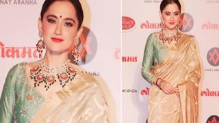 #Stylebuzz: Sanjeeda Sheikh Dons A Chanderi Sari; Looks Ethereal!