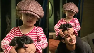 Misha Strikes a SASSY POSE while Clicking a pic with Chachu Ishaan Thumbnail