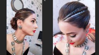 #StyleBuzz: Hina Khan is giving MAJOR hairstyle goals in her latest picture!