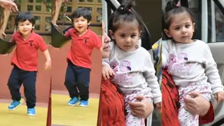 Taimur's REACTION on SEEING sister Inaaya is PRICELESS! Thumbnail
