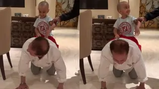 THIS video of Salman's nephew Ahil with nana Salim Khan is unmissable! Thumbnail