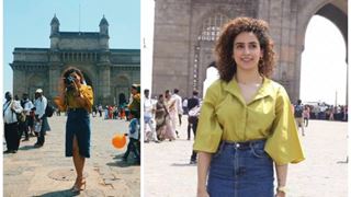 Sanya Malhotra RECREATES her 'Photograph' moment at Gateway of India