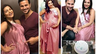 Ishqbaaaz actress glows as she flaunts baby bump at her pop-up party! SEE PICS!